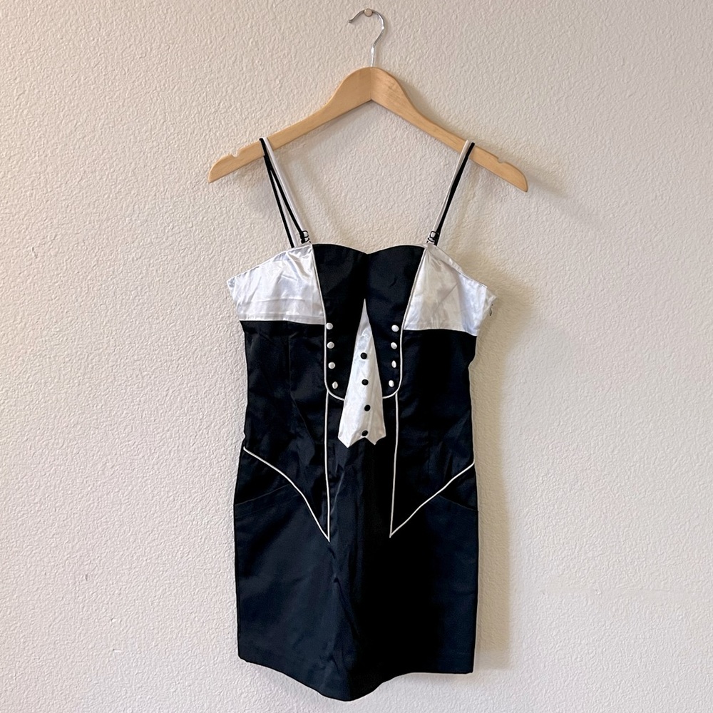 Tuxedo Mini Dress, size S